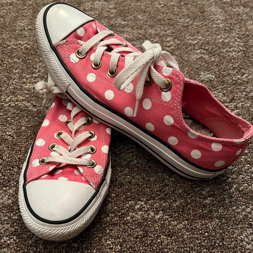 Converse All Star Pink Polka Dot